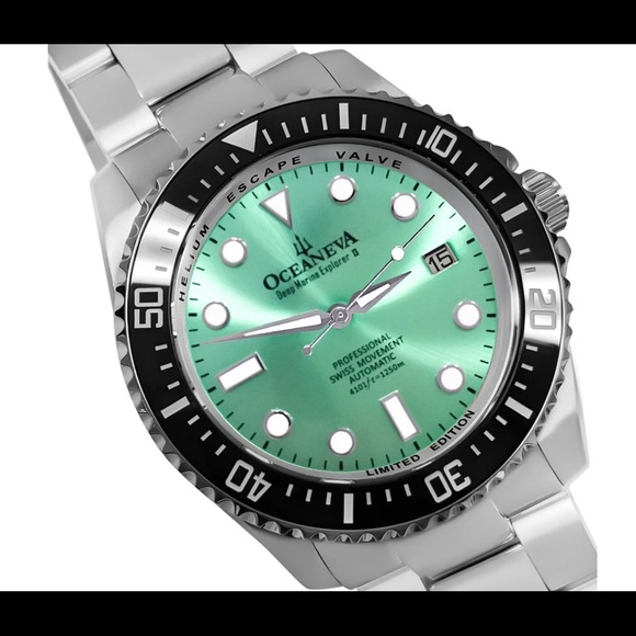 Oceaneva Deep Marine Explorer II Dive Watch Auto - Picture 1 of 9